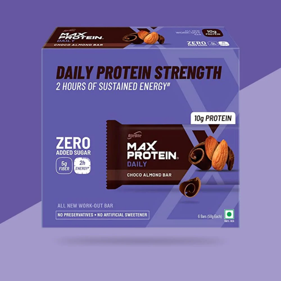 Picture of Rite Bite Max Protein Choco Almond  |  50 gm  |  Pack Of  3  - copy